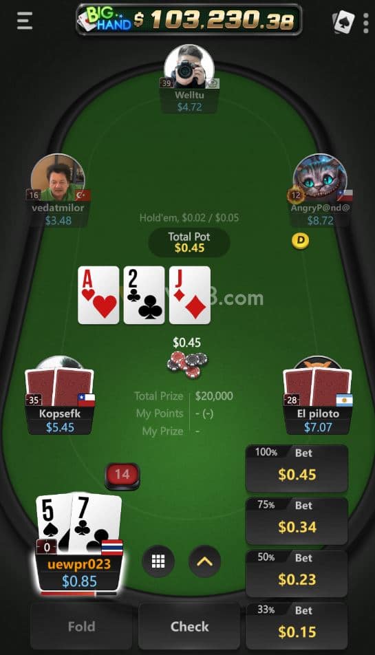 การรู้ผลต่างของค่าลิมิตของ x5Bet x5Bet No Lex Poker